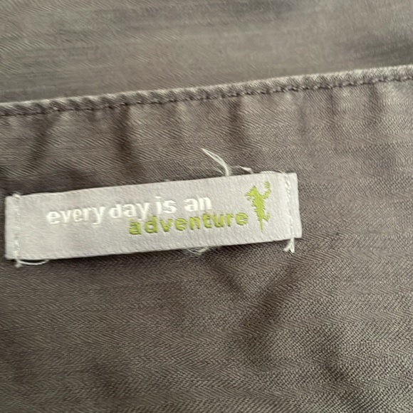 Horny Toad Flannel Lined Utility Jacket Coat Women’s Large Organic Cotton - Picture 8 of 16